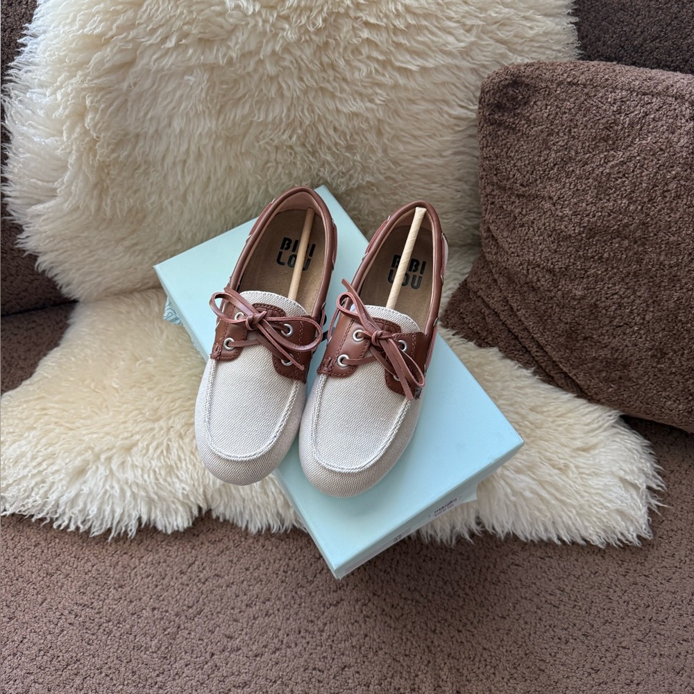 Anthropologie Bibi Lou Boat Shoes